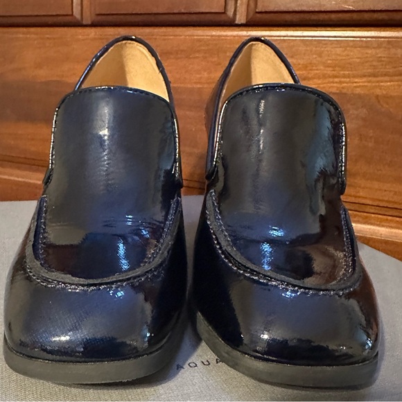 Gorgeous Aquatalia Michelle Patent Saffiano pumps - Picture 4 of 14